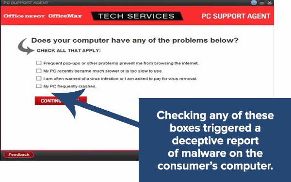 PC Health Check software interface